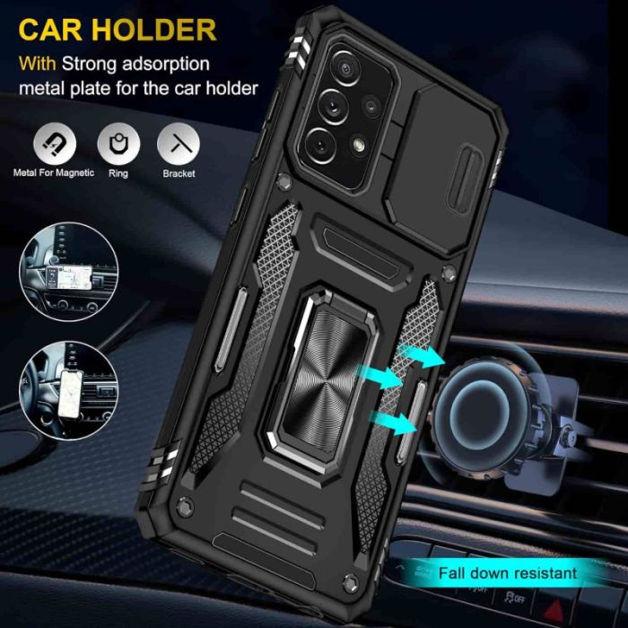 Ударостійкий чохол Camshield Army Ring для Samsung Galaxy A73 5G