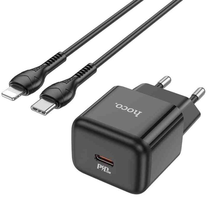 МЗП Hoco N32 Glory PD30W (1USB-C) + кабельType-C to Lightning