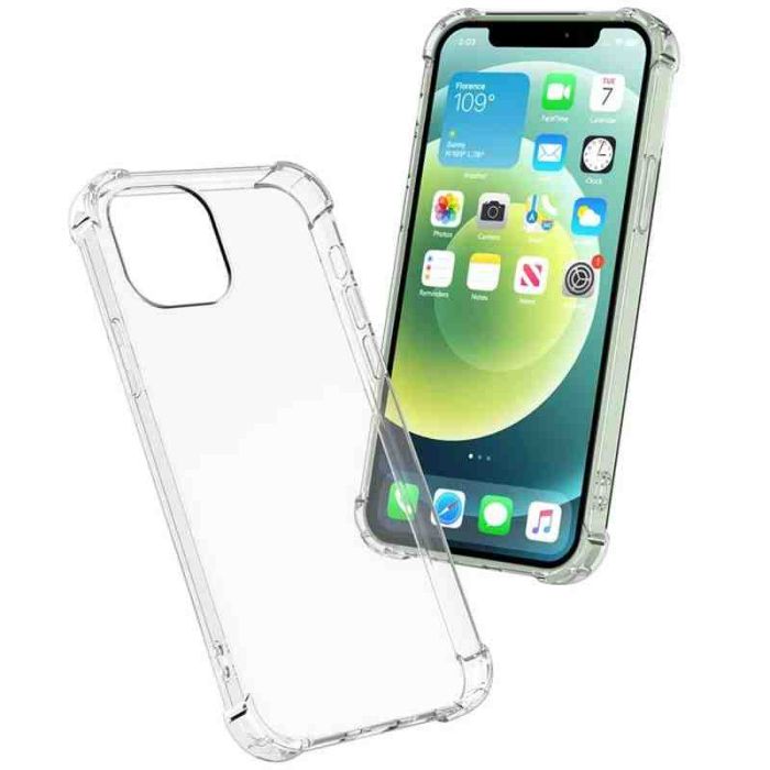 TPU чохол GETMAN Ease logo посилені кути для Apple iPhone 12 Pro Max (6.7")