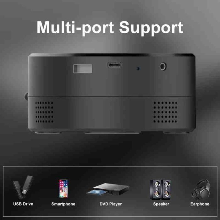Дитячий портативний проектор Q2 Mini + трипод