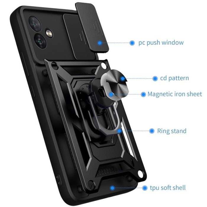 Ударостійкий чохол Camshield Serge Ring для Samsung Galaxy A04