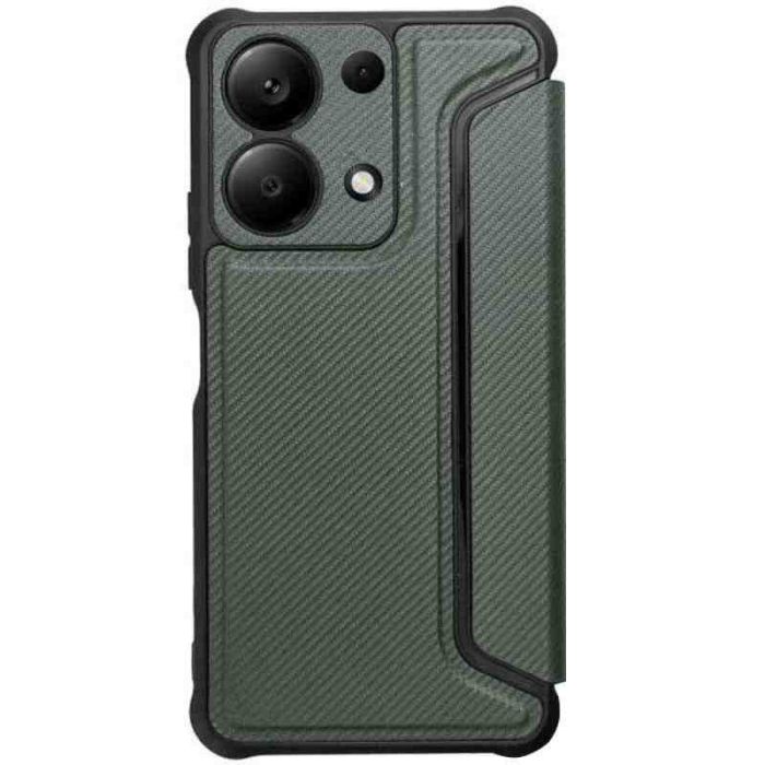 Шкіряний чохол книжка GETMAN Razor (PU) для Xiaomi Redmi 13 4G / Poco M6 4G