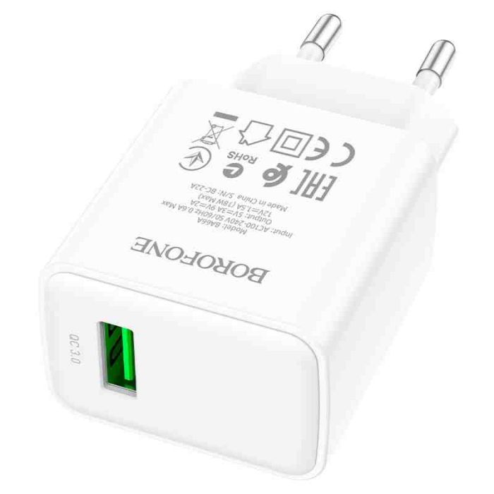 МЗП Borofone BA66A QC3.0 (1USB-A)