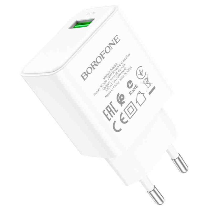 МЗП Borofone BA66A QC3.0 (1USB-A)