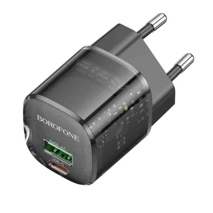 МЗП Borofone BN17 Sunlight PD20W+QC3.0 (1USB-A/1C)