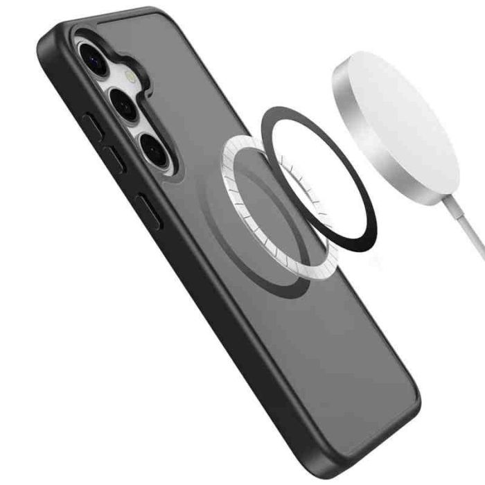 TPU+PC чохол Metal Buttons with MagSafe Colorful для Samsung Galaxy S24+