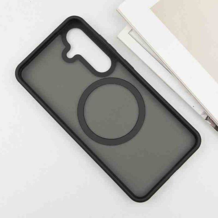 TPU+PC чохол Metal Buttons with MagSafe Colorful для Samsung Galaxy S24+