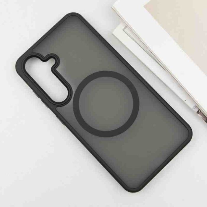 TPU+PC чохол Metal Buttons with MagSafe Colorful для Samsung Galaxy S24