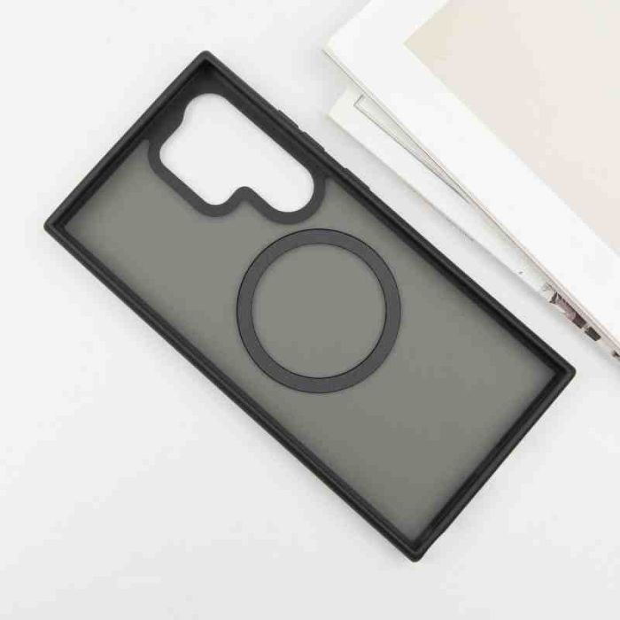 TPU+PC чохол Metal Buttons with MagSafe Colorful для Samsung Galaxy S24 Ultra