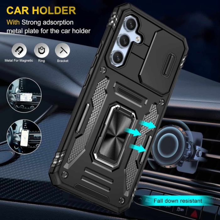 Ударостійкий чохол Camshield Army Ring для Samsung Galaxy S23